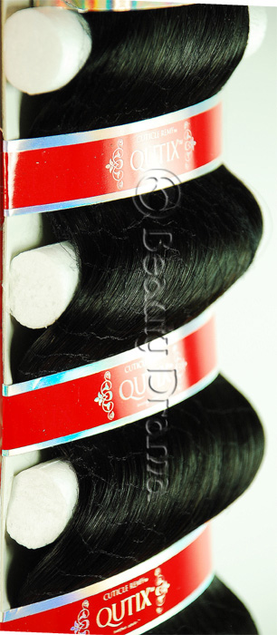 Model Model Cuticle Remy Qutix Loose Deep Human Hair Weave Ocean
